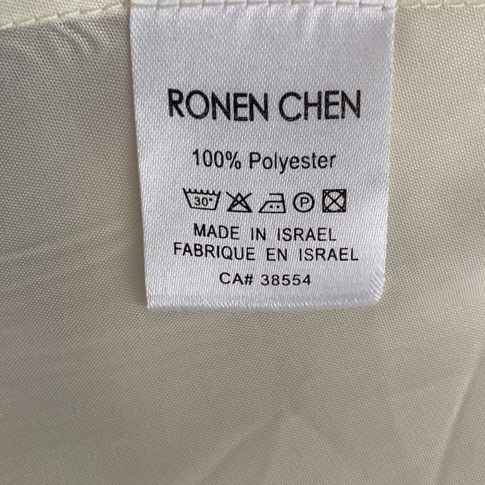 RONAN CHEN Skirt Black Chiffon Wedding Guest Party Size 2 - Picture 5 of 8